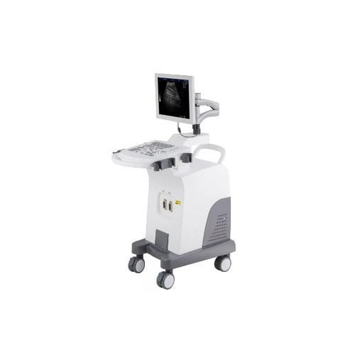 Aparelho de ultrassom com carrinho - HF-350 - Shanghai Huifeng Medical Instrument - geral / em preto e branco / 15 polegadas
