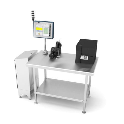 Sistema de embalagem manual - LINEMASTER™ - Optel Vision - de piso / para medicamentos / para a indústria farmacêutica
