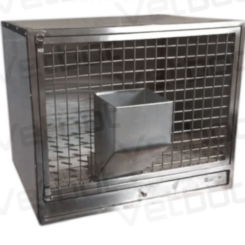Gaiola veterinária para coelhos - CL-1253 - Vetbot - modular / em aço inoxidável