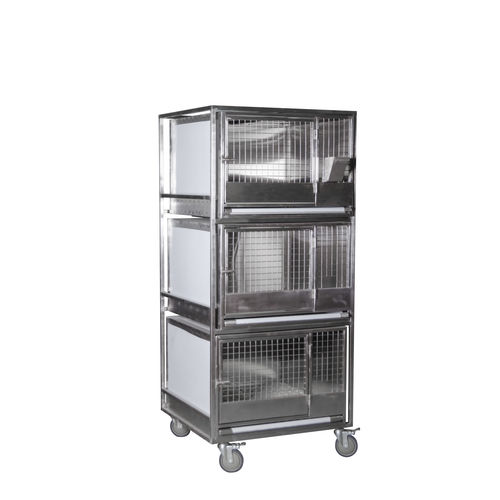 Gaiola veterinária para coelhos - CL-1261 - Vetbot - modular