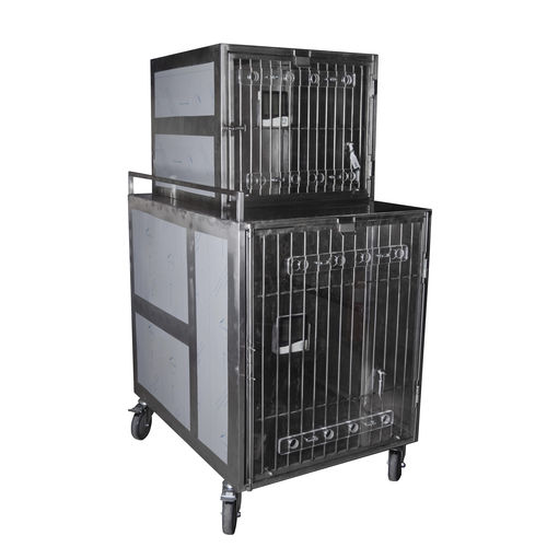 Gaiola veterinária para gatos - 80420  - Vetbot - para cães / modular / com 2 compartimentos