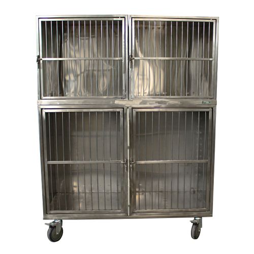 Gaiola veterinária modular -  MVK-14  - Vetbot - em aço inoxidável