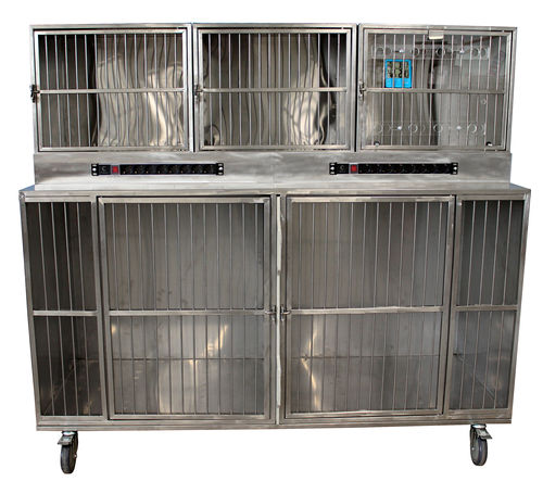 Gaiola veterinária para cães - 80517 - Vetbot - para gatos / modular / em aço inoxidável