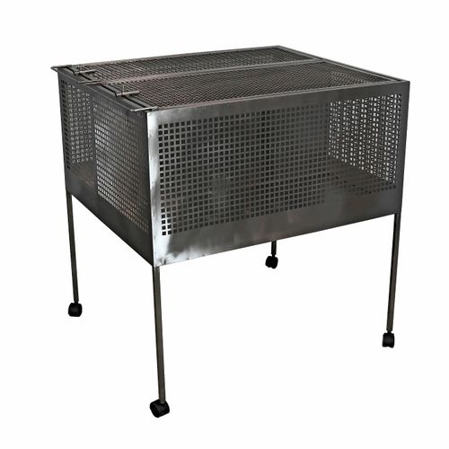 Gaiola veterinária para ratos - №80540 Module of 2 cages from a grid for rodents  - Vetbot - com 2 compartimentos / em aço inoxidável