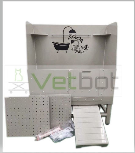 Banheira para banho e tosa de instalação livre - 3  - Vetbot