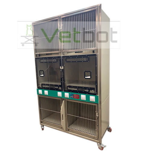 Gaiola veterinária para gatos - VST-10 - Vetbot - para cães / modular / em aço inoxidável