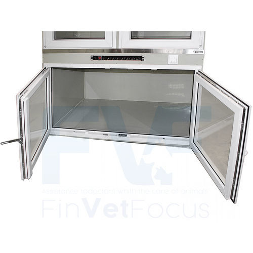 Gaiola veterinária para isolamento - 80745 - Vetbot - modular / dois andares / com rodízios