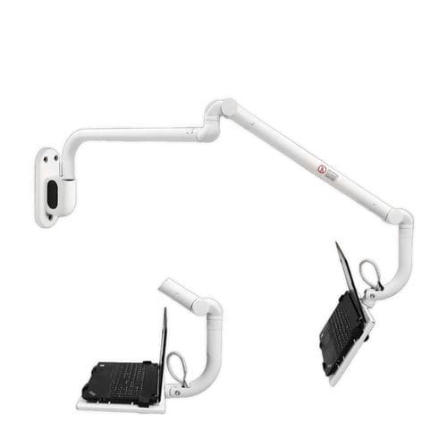 Braço de suporte para monitor articulado - BANCP2A3F3PN1 - B&D - Bracci & Dispositivi - com ajuste de inclinação / de altura regulável / dobrável