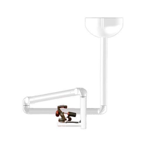 Braço de suporte para monitor articulado - BATLS2A3F3PT3 - B&D - Bracci & Dispositivi - com ajuste de inclinação / para câmera / odontológico
