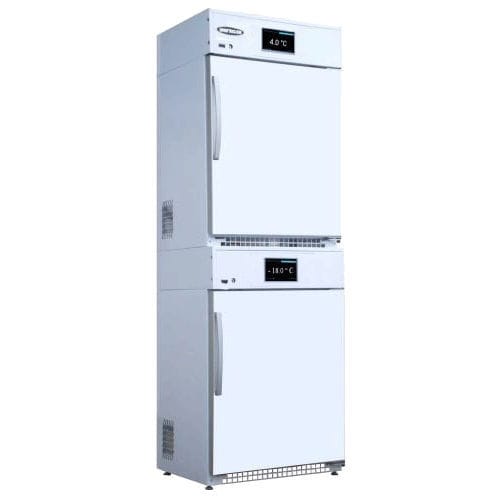 Refrigerador médico-hospitalar - M-COMBI 280 AP+AP IoTty - unifrigor - vertical / com 2 portas / em inox