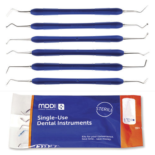 Kit de instrumentos para restauração dentária - SI660ST-1 - MDDI - Medi Dent Disposable International - estéreis
