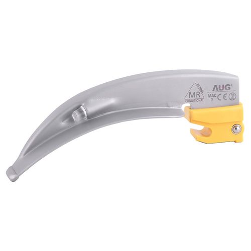 Lâmina de laringoscópio Macintosh - DLITE® - AUG Medical - metálica / de fibra óptica / descartável