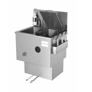 Pia com 1 posto - CK28  - CIROLDI SPA - em aço inoxidável / com pedal