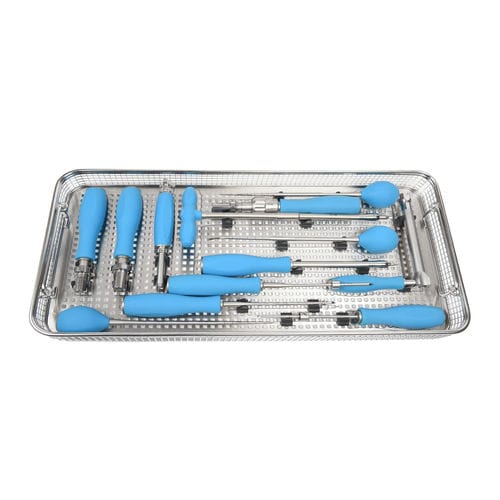 Kit de instrumentos para osteossíntese da coluna vertebral - H.P.I. Medical