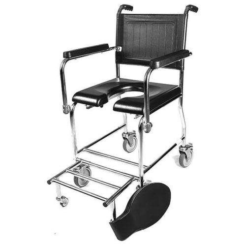 Cadeira de banho com braços - Nursing - Galkal - com rodízios / com abertura higiênica