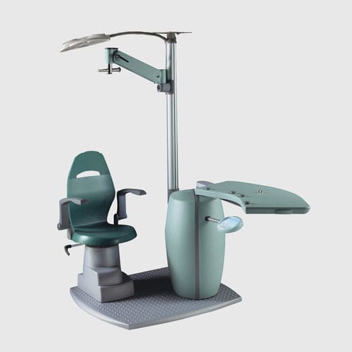 Estação de trabalho de oftalmologia - ZERO - Meccanottica Mazza - para controle / com cadeira / com iluminação