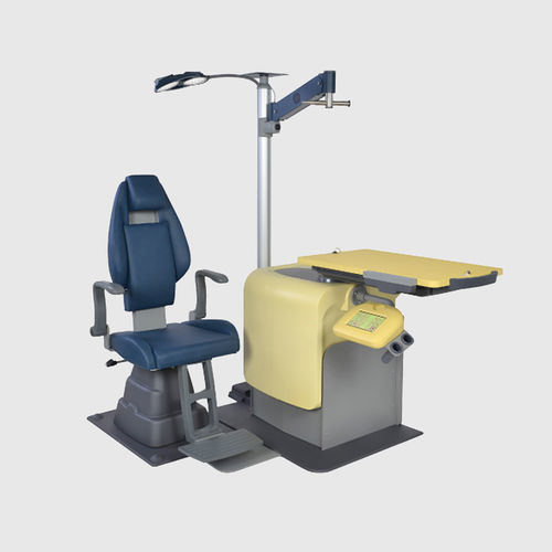 Estação de trabalho de oftalmologia - XDUE - Meccanottica Mazza - para controle / com cadeira / com iluminação