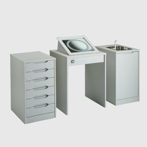 Bancada técnica de laboratório modular - 50.000.10 - Meccanottica Mazza - com pia