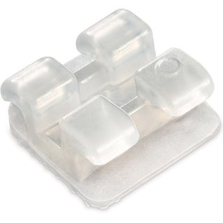 Bráquete ortodôntico estético - ClearVu® - TP Orthodontics - em cerâmica / transparente