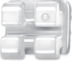 Bráquete ortodôntico estético - InVu  - TP Orthodontics - transparente