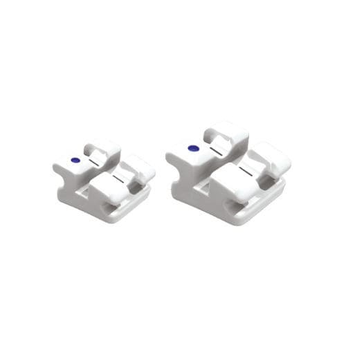 Bráquete ortodôntico estético - Chic.  - GC Orthodontics - em cerâmica / mini / de baixo atrito