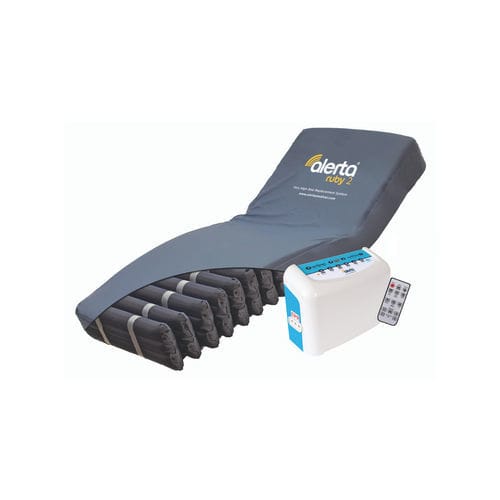 Colchão para cama hospitalar - ALT-9008  - Alerta Medical - em nylon / de pressão alternada / com bomba de ar