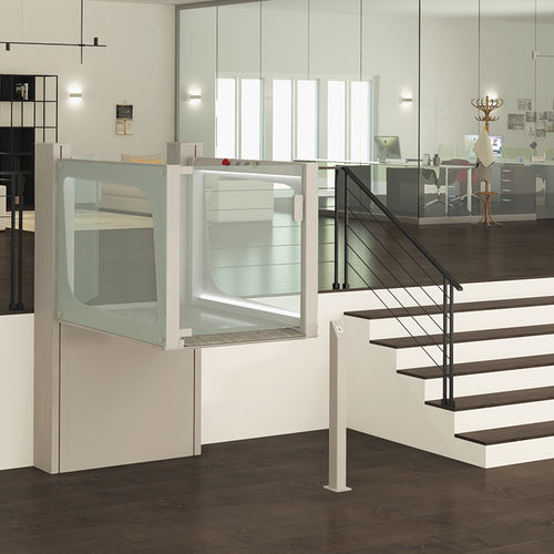 Plataforma elevadora de cadeira de rodas - EasyPlat - LiftingItalia - AreaLift - para instalação no piso