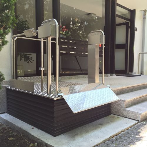 Plataforma elevadora de cadeira de rodas - MB750 - Herkules Liftwerk - para instalação no piso