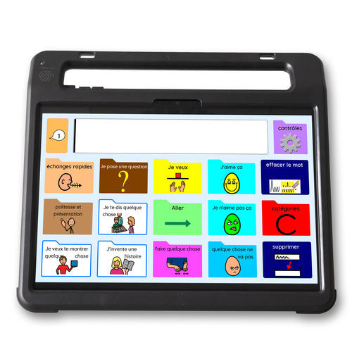 Sistema de comunicação alternativa digital - Vibe 12⁺ - JABBLA BV - tablet / portátil / com touch screen