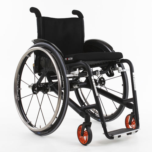 Cadeira de rodas manual - SPEEDY F2 - PRO ACTIV Reha-Technik - para ambientes externos / para ambiente interno / dobrável