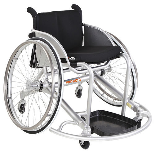 Cadeira de rodas ativa - SPEEDY F1 - PRO ACTIV Reha-Technik - para basquetebol / com apoio para pernas / cinza