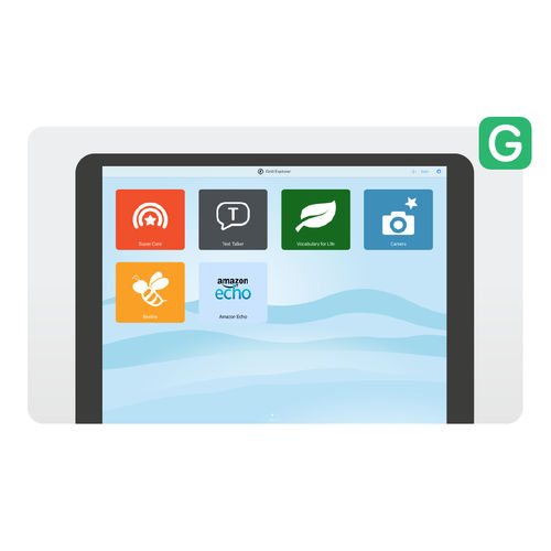 Aplicativo para iOS para comunicação - Grid - Smartbox Assistive Technology Ltd. - médico-hospitalar / para hospital
