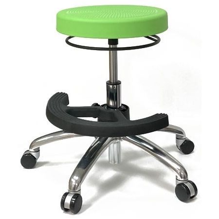 Mocho de laboratório - STL2-A - Sunjoy Enterprises - com altura regulável / com rodízios / preto