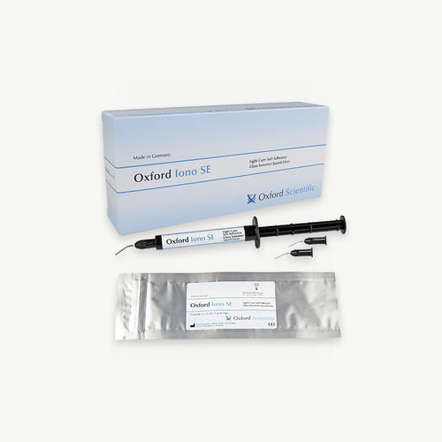 Material dentário de ionômero de vidro - IONO SE - First Scientific Dental Materials GmbH - em resina composta / para restauração dentária / autoadesivo