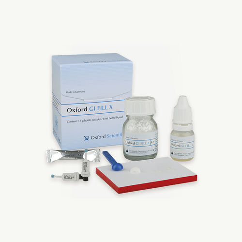 Adesivo ortodôntico para restauração dentária - GI FILL X - First Scientific Dental Materials GmbH - de ionômero de vidro / líquido