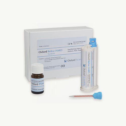 Material dentário para restauração dentária - RELINE HARD  - First Scientific Dental Materials GmbH