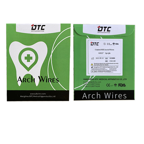Fio ortodôntico retangular - C121  - Hangzhou DTC Medical Apparatus - redondo / em NiTi