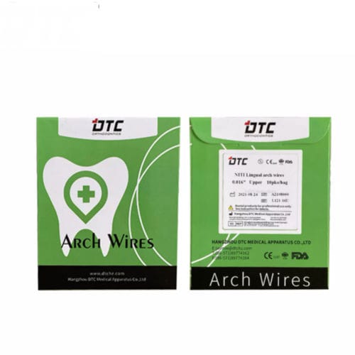 Fio ortodôntico retangular - Hangzhou DTC Medical Apparatus - redondo / em titânio / em NiTi