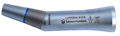 Contra-ângulo odontológico - KSH20 - Johnson-Promident - pneumático / com spray interno