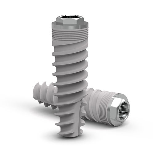 Implante dentário cônico - ZM8®S - Ziacom Medical - em titânio / de hexágono externo