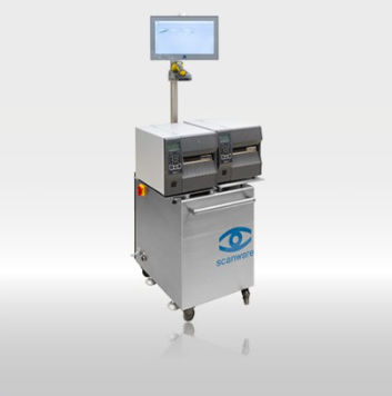 Sistema de inspeção automático - Scanware Electronic - para a indústria farmacêutica / para caixas dobráveis / compacto