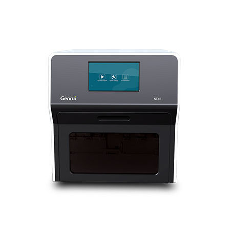 Estação de trabalho de laboratório para extração de ácidos nucleicos - NE48 - Genrui Biotech Inc. - automática / de bancada / com touch screen