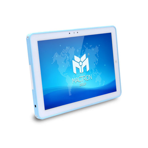 Tablet médico Intel® Atom™ - MMS1200 - MACTRON GROUP - para estabelecimento de saúde / com leitor de código de barras / antibacteriano