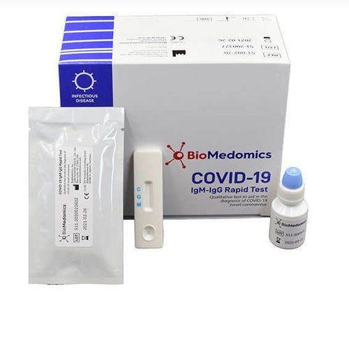 Kit de teste de COVID-19 - BioMedomics, Inc. - de serologia / de IgG / de imunoglobulinas M