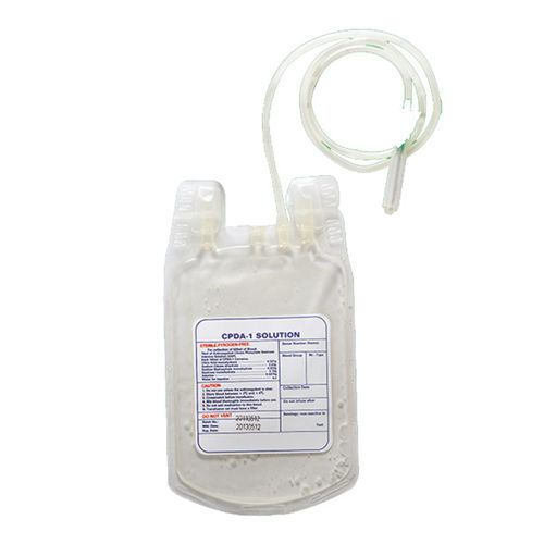 Bolsa de sangue simples - OpMask - ERENLER MEDIKAL - CPDA-1 / em PET / descartável