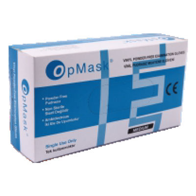 Luva vinílica - OpMask - ERENLER MEDIKAL - em PVC / de procedimento / sem pó
