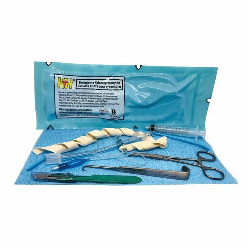 Kit de emergência médica - HHECT01-05 - H&H Medical - de cricotireoidostomia / estéril / descartável