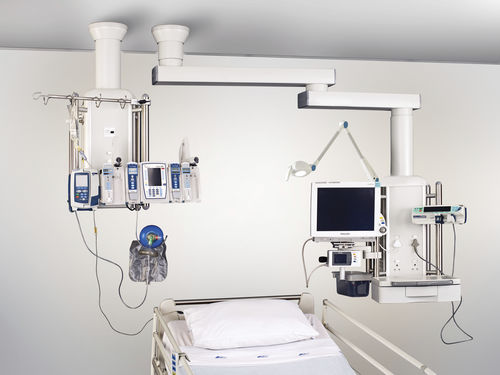 Estativa de braço de teto - HU5-FT2-01 - Hutz Medical - para cuidados intensivos / articulado