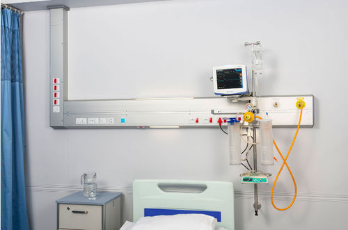 Régua de gases medicinais horizontal - HU10-01 - Hutz Medical - de parede / com iluminação