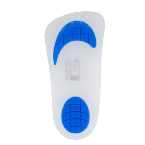 Palmilha ortopédica 3/4 com calcanheira - 593 - Neo G - com almofada plantar / para adulto